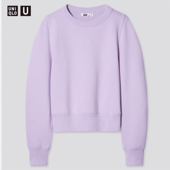 Uniqlo U light purple crew neck long sleeve sweatshirt NWT - Picture 8 of 8